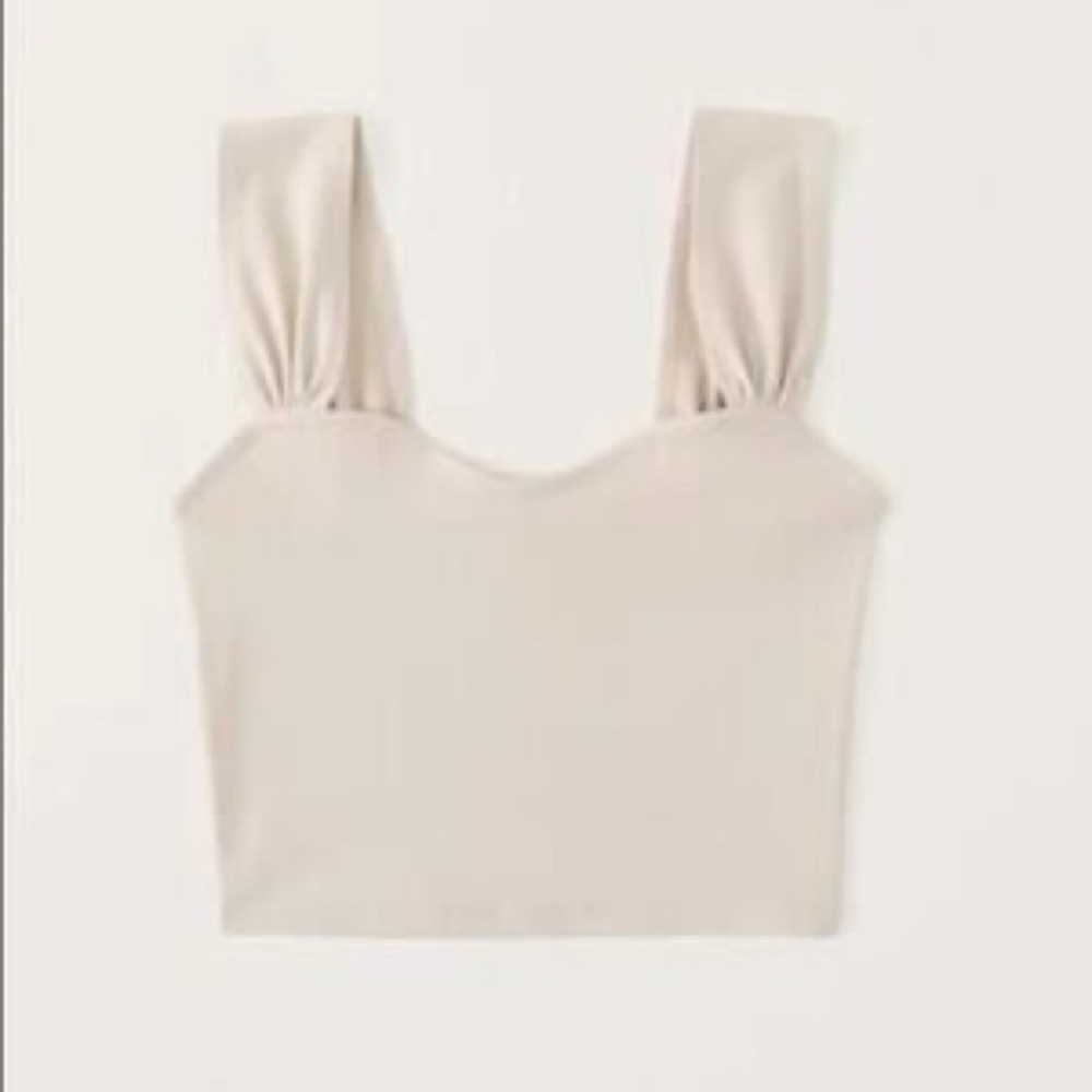 AF | Sweetheart Cream Crop Top